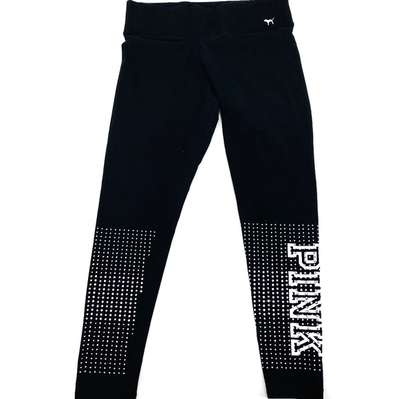 PINK Victoria's Secret Pants - PINK Victoria's Secret Bling Rhinestone Leggings